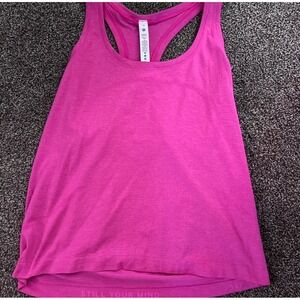 Lululemon Swiftly Tech Racerback Tank Top Women Size 10 Pink Athletic Workout